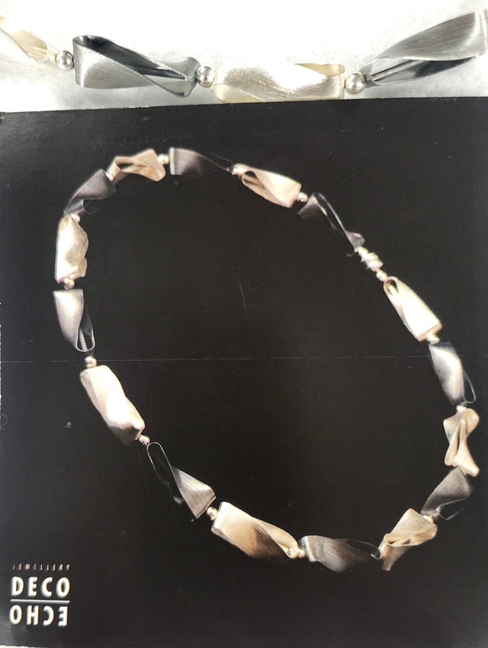 Deco Echo Sterling Silver Necklace
